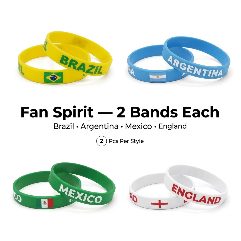 Fodbold Fan Armbånd Sæt