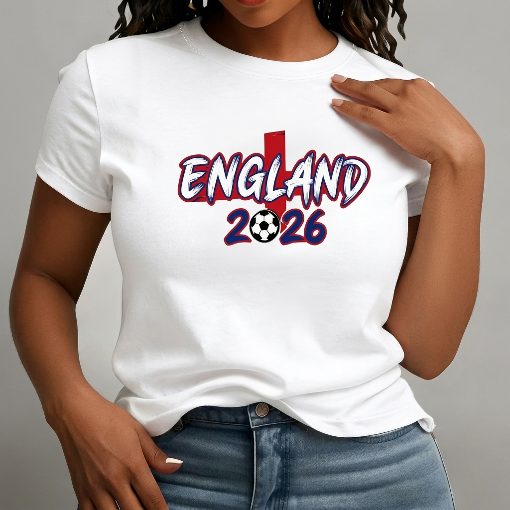Kvinders England Fan T-Shirt