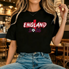 England Inspireret Kvinders Fodbold T-shirt