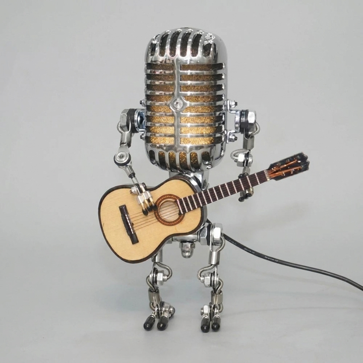 Dekorativ Robot Bordlampe