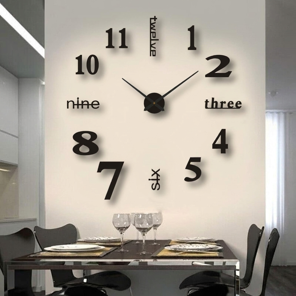 Elegant Vægur med Minimalistisk Design