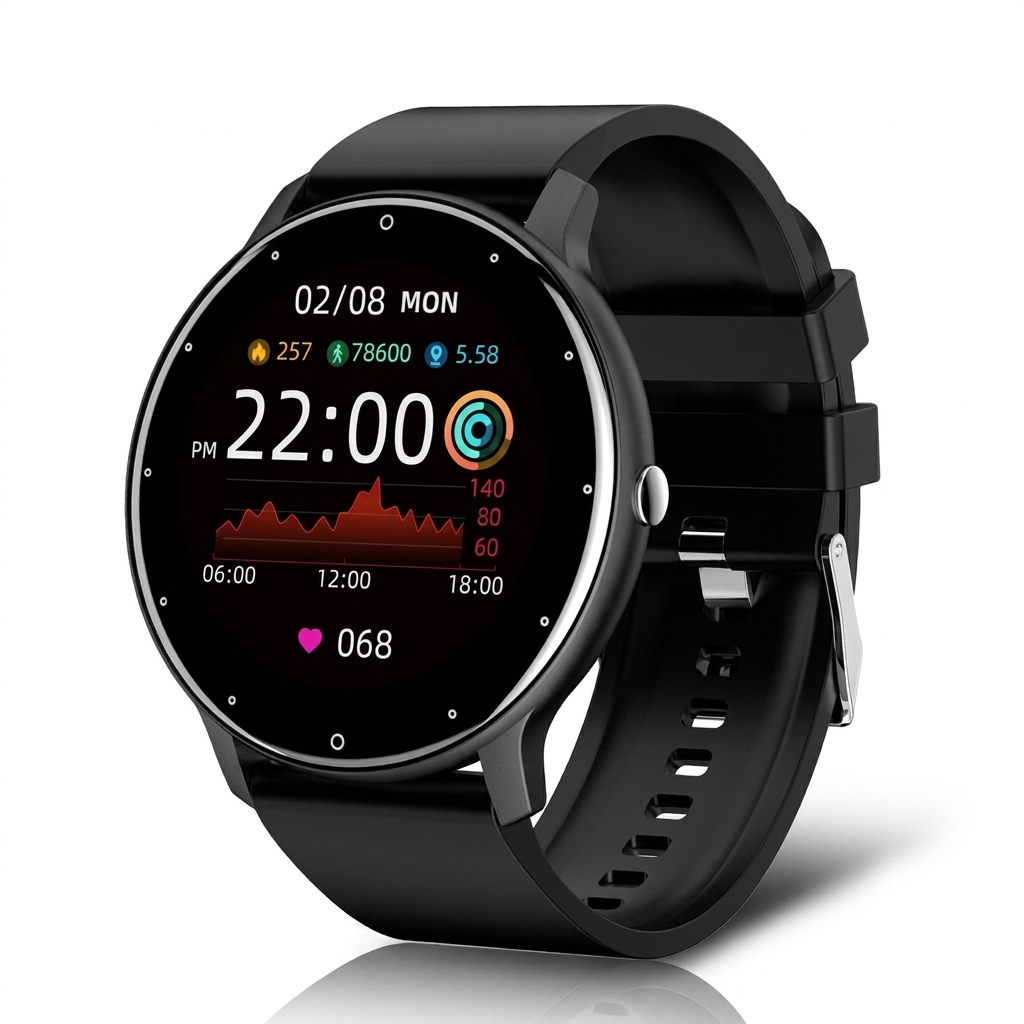 Moderne Smartwatch med Sportsrem