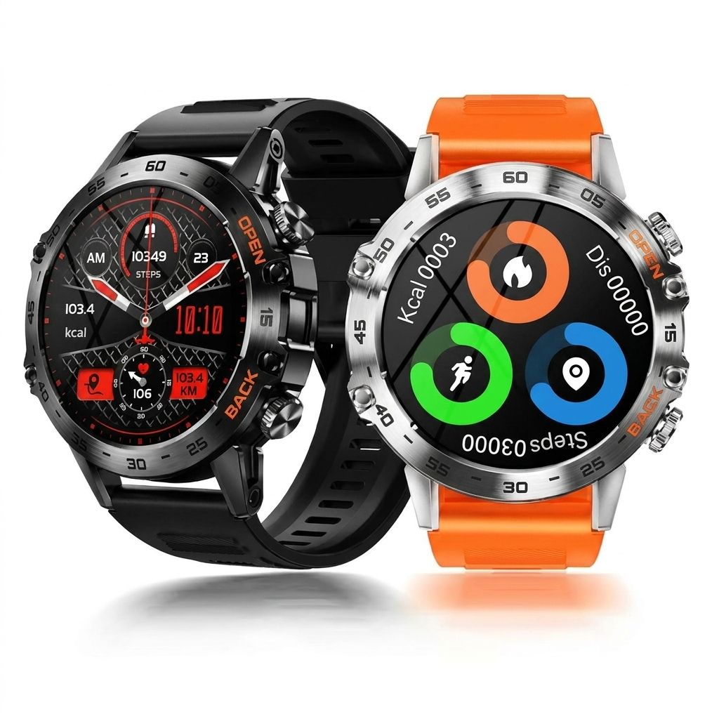 GPS Smartwatch – Overvågning af Sundhed med Bluetooth