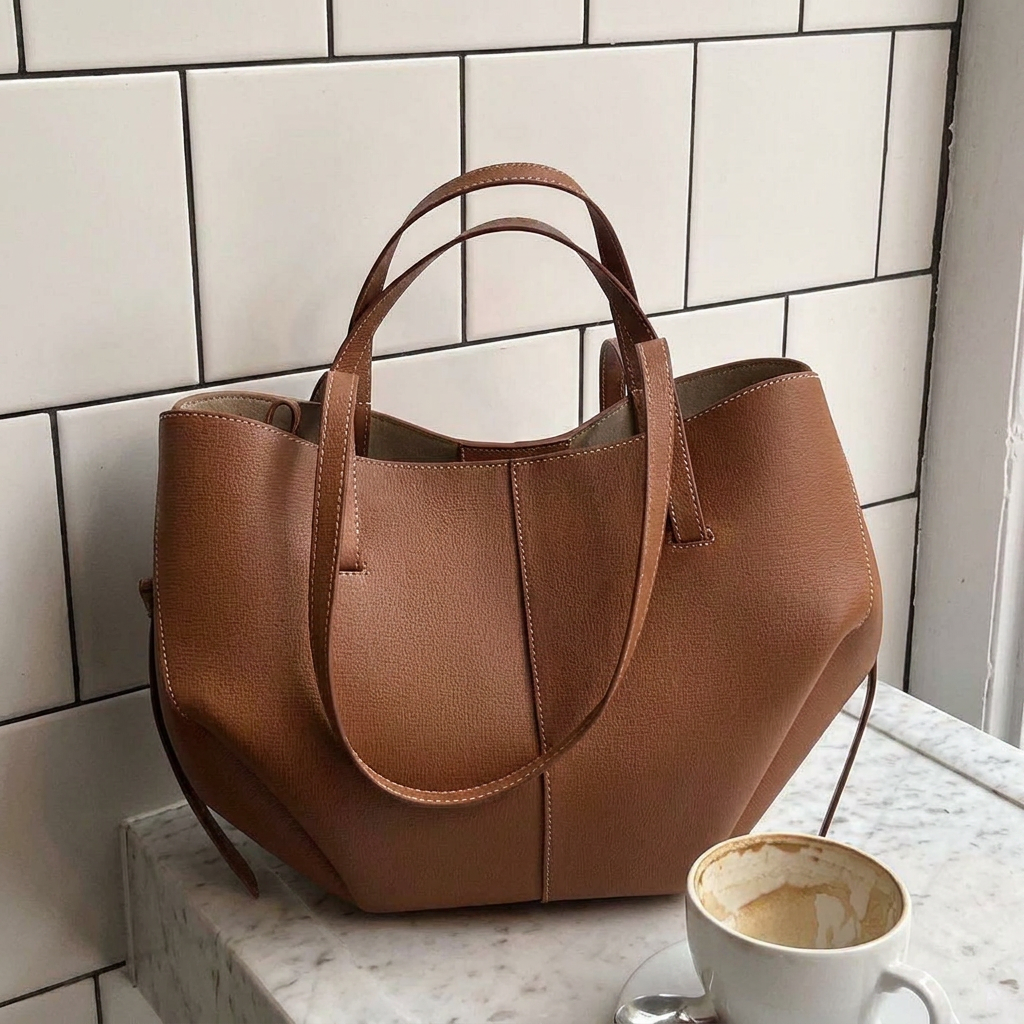 Praktisk Dame Tote Taske – Stor og Robust