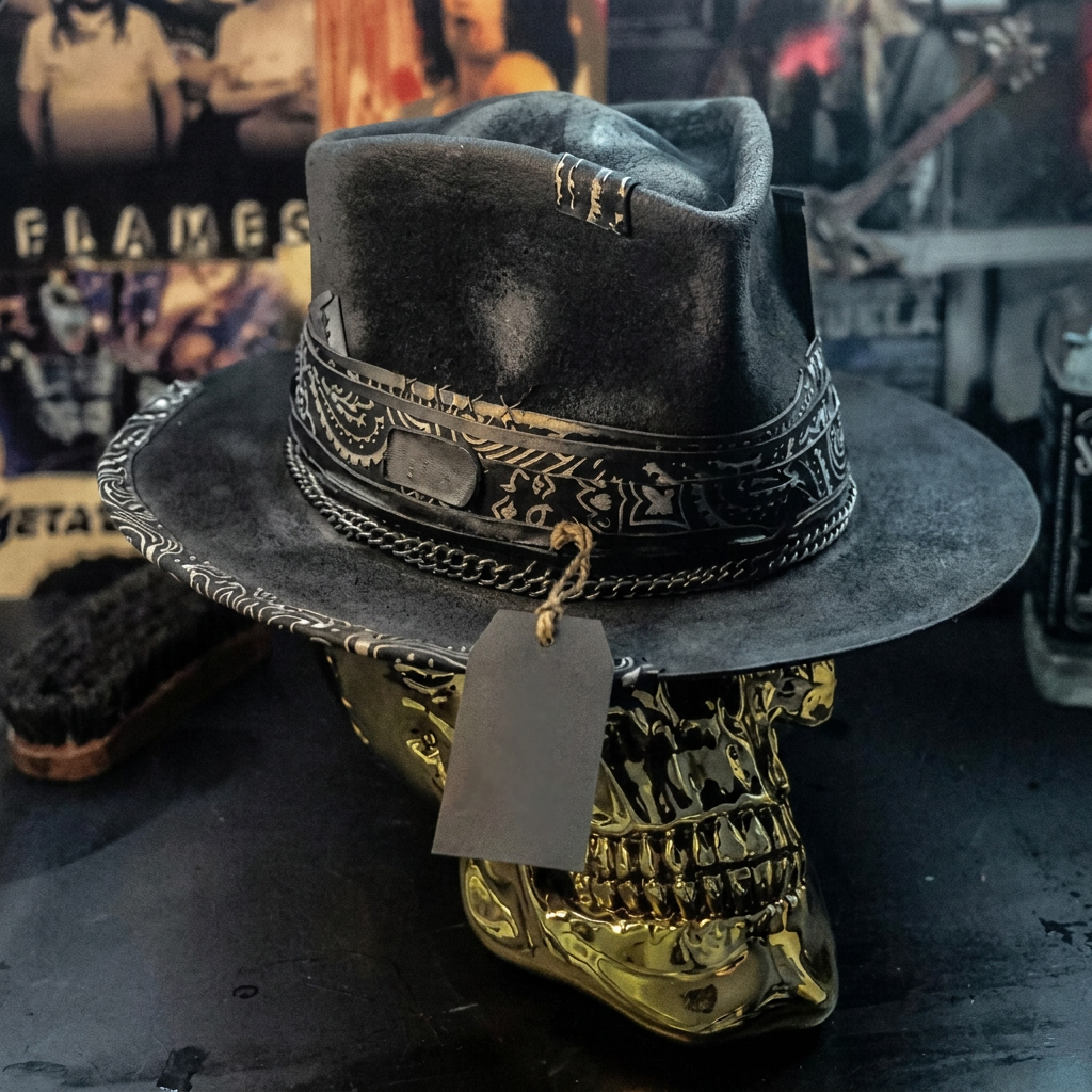 Artisan Hovedskalle Hat | Håndlavet og Trendy