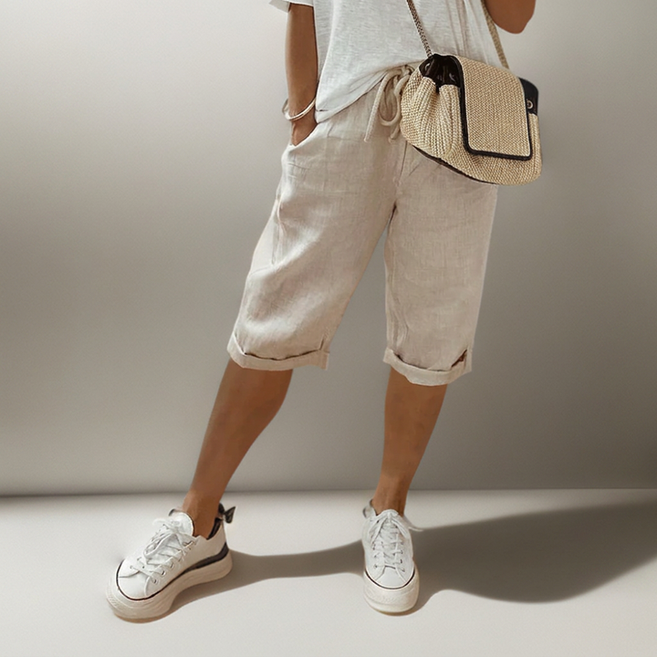 Løse shorts med kordelzug
