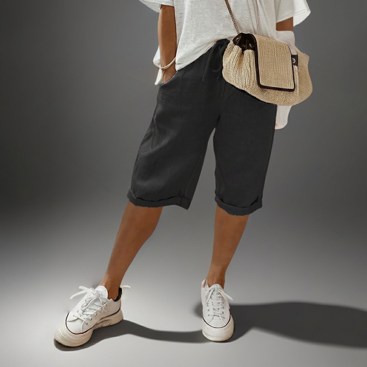 Løse shorts med kordelzug