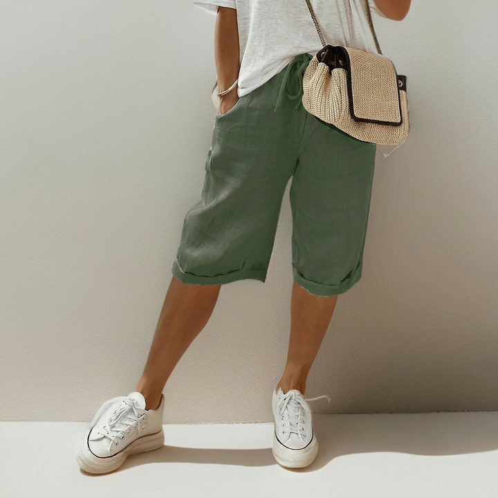 Løse shorts med kordelzug