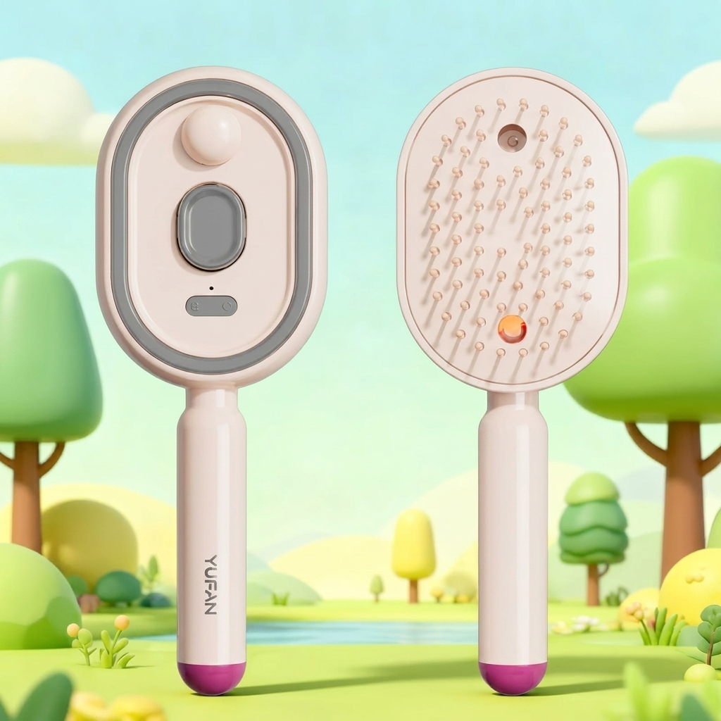 Smart Airbag Massage Hårbørste med Essentiel Olie Spray