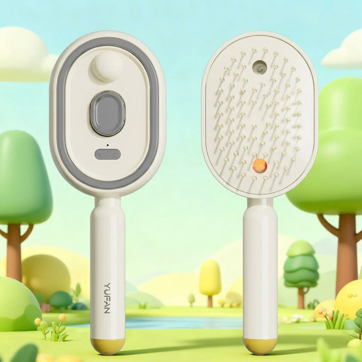 Smart Airbag Massage Hårbørste med Essentiel Olie Spray