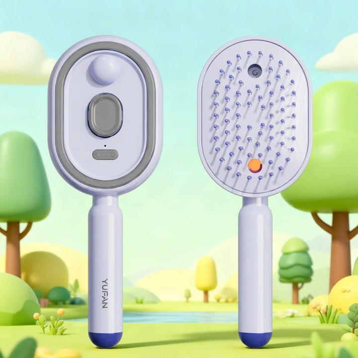 Smart Airbag Massage Hårbørste med Essentiel Olie Spray