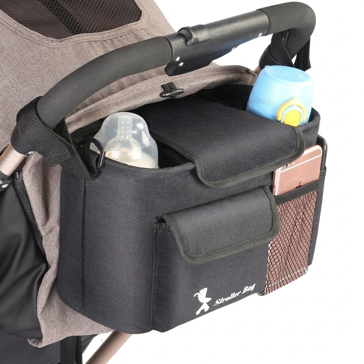 Multi-lomme babyvogn taske