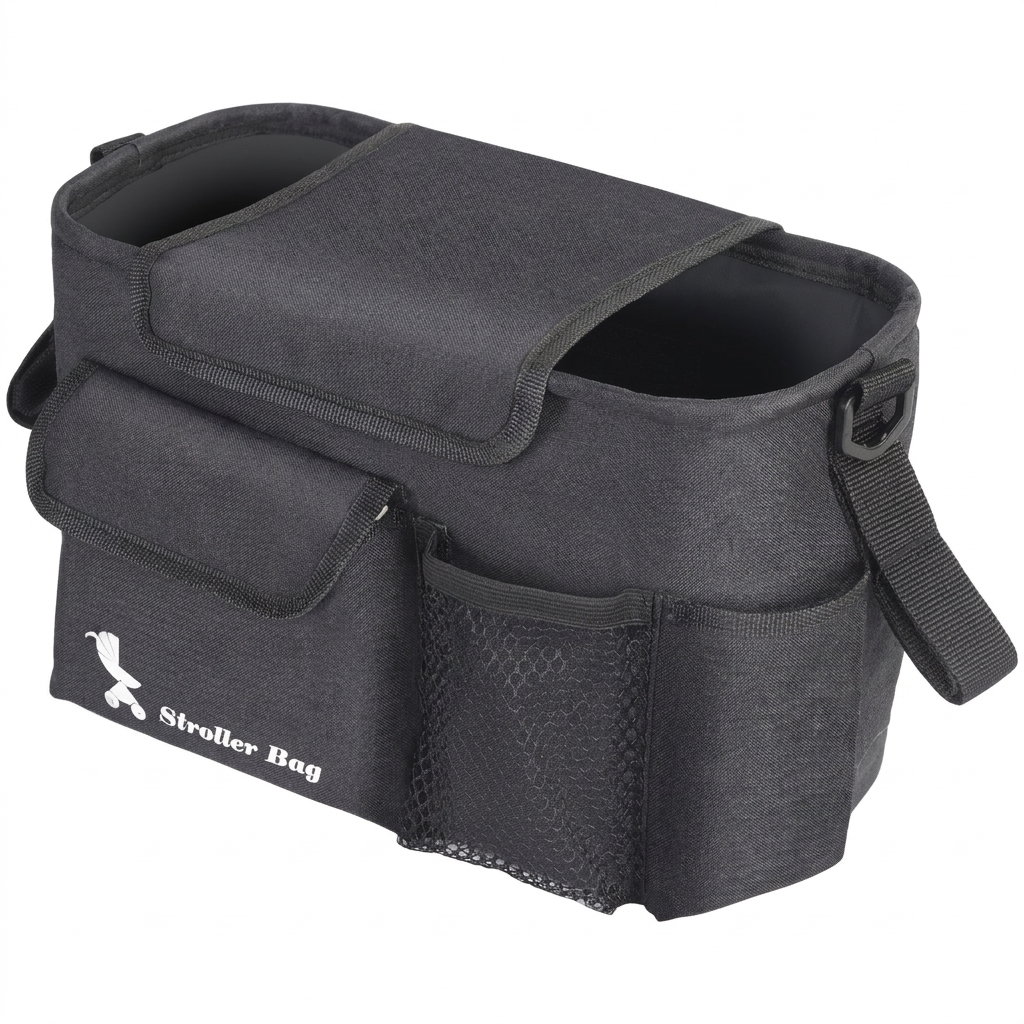 Multi-lomme babyvogn taske