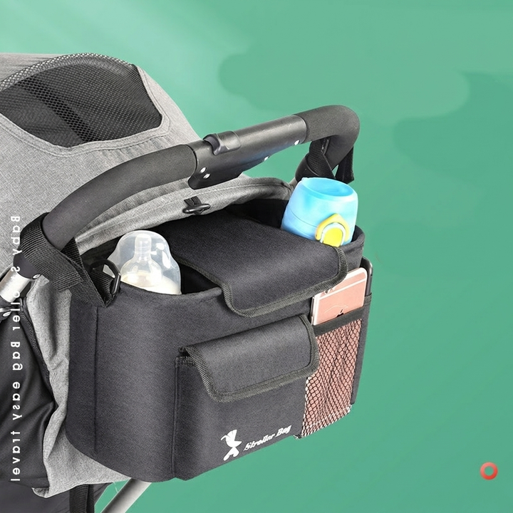 Multi-lomme babyvogn taske
