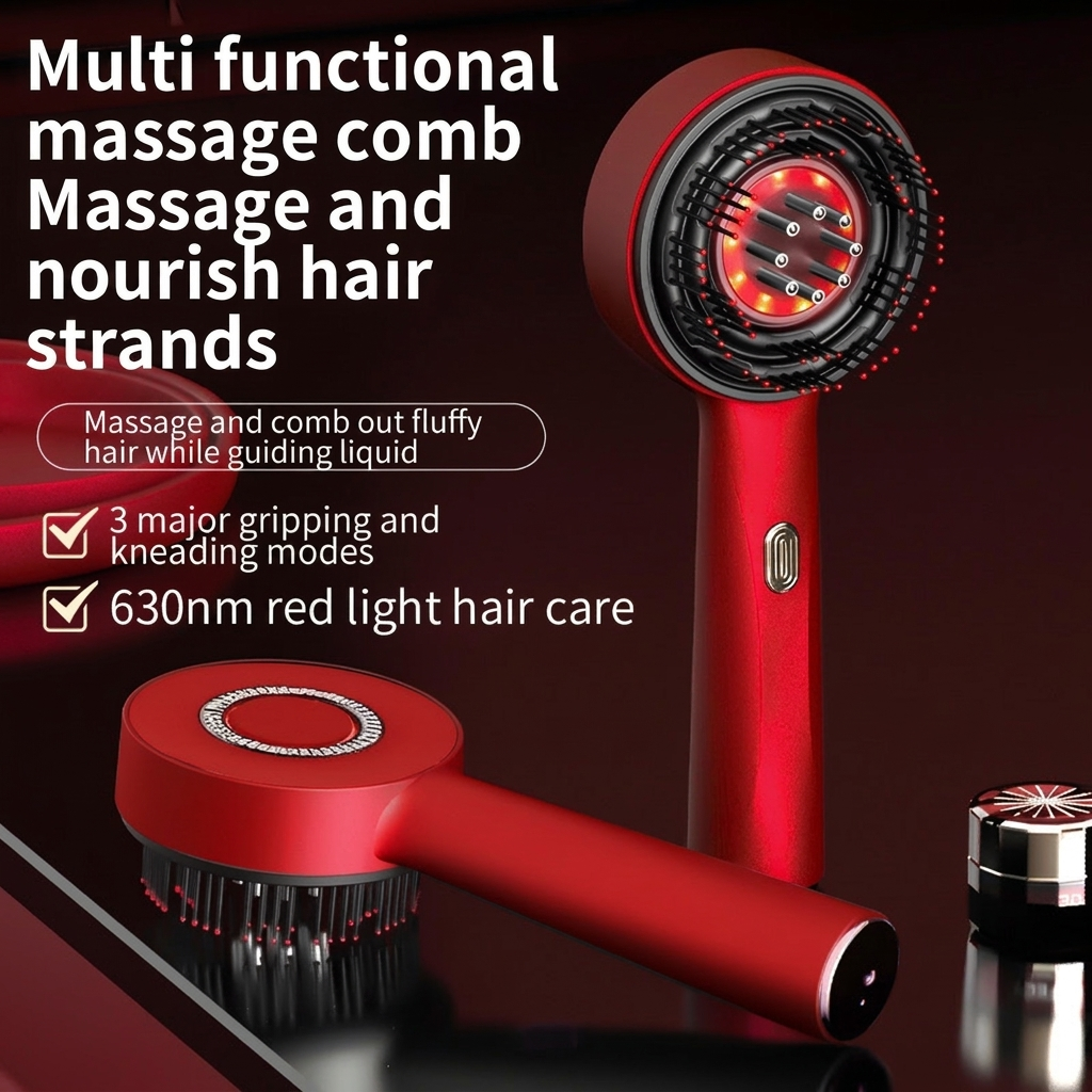 Elektrisk Hovedbunds Massagekam
