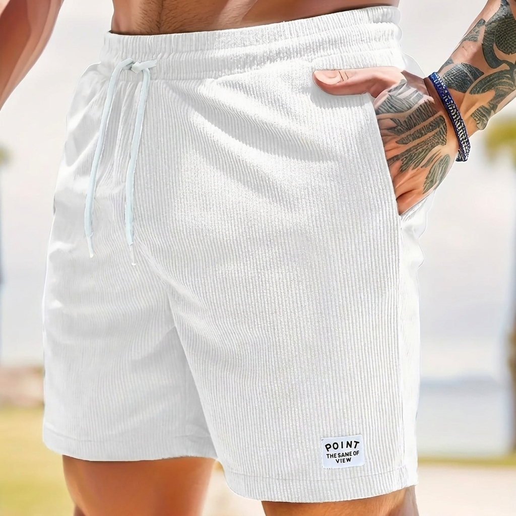 Herre Snoretræk Velour Shorts