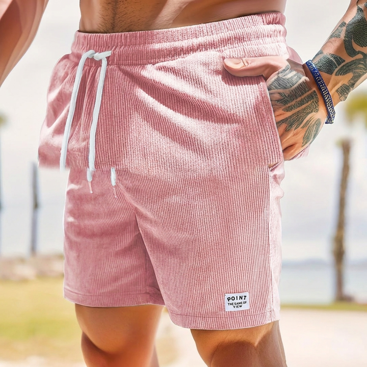 Herre Snoretræk Velour Shorts