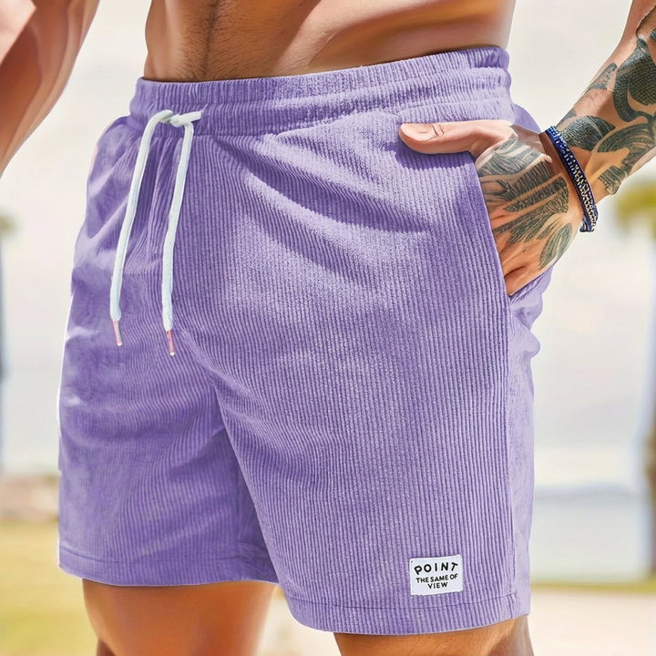 Herre Snoretræk Velour Shorts