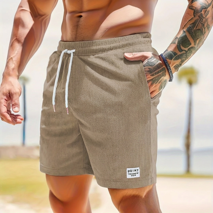 Herre Snoretræk Velour Shorts