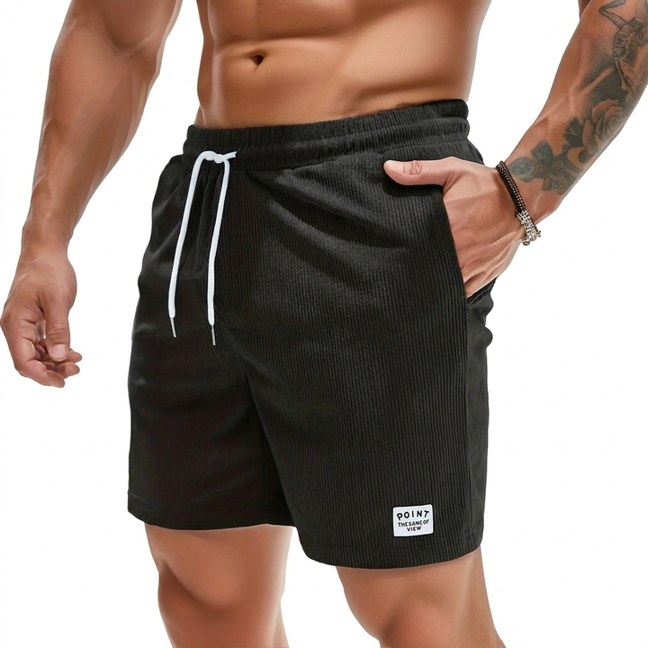 Herre Snoretræk Velour Shorts