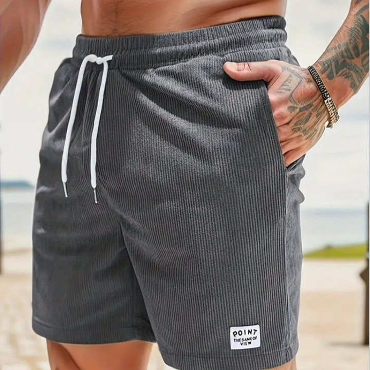Herre Snoretræk Velour Shorts