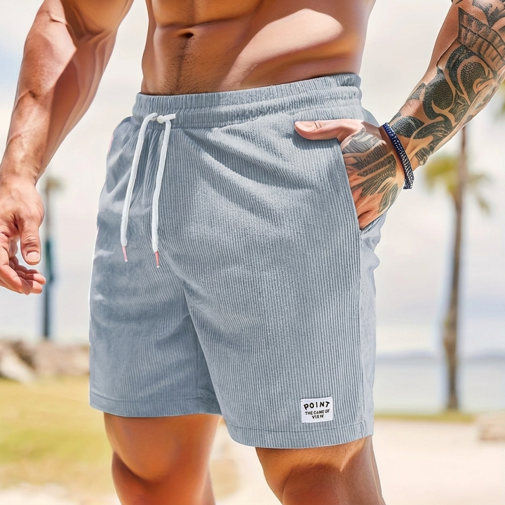 Herre Snoretræk Velour Shorts