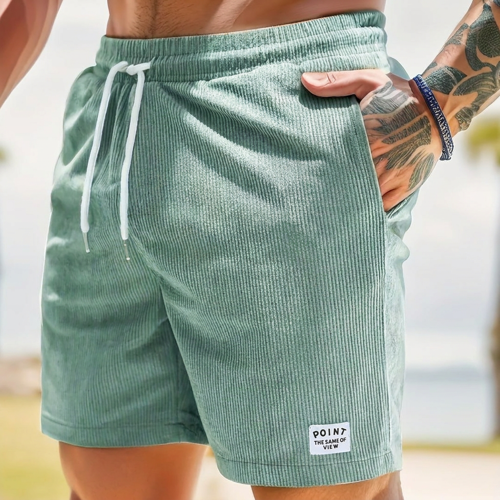 Herre Snoretræk Velour Shorts