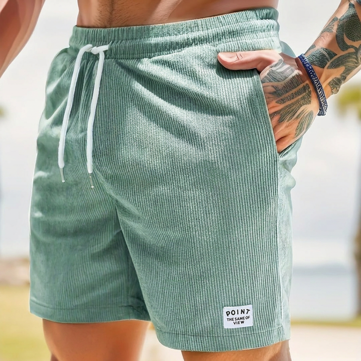 Herre Snoretræk Velour Shorts