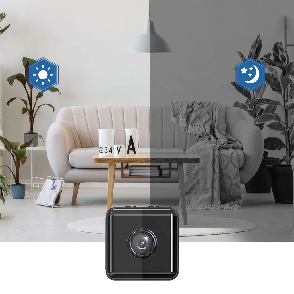 Trådløs 1080P Mini WiFi Sikkerhedskamera
