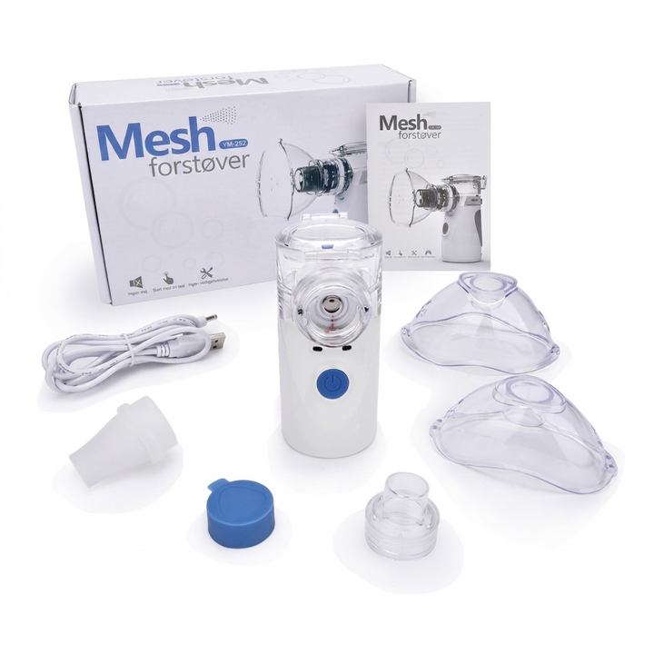 Bærbar ultralyds-mesh-inhalator