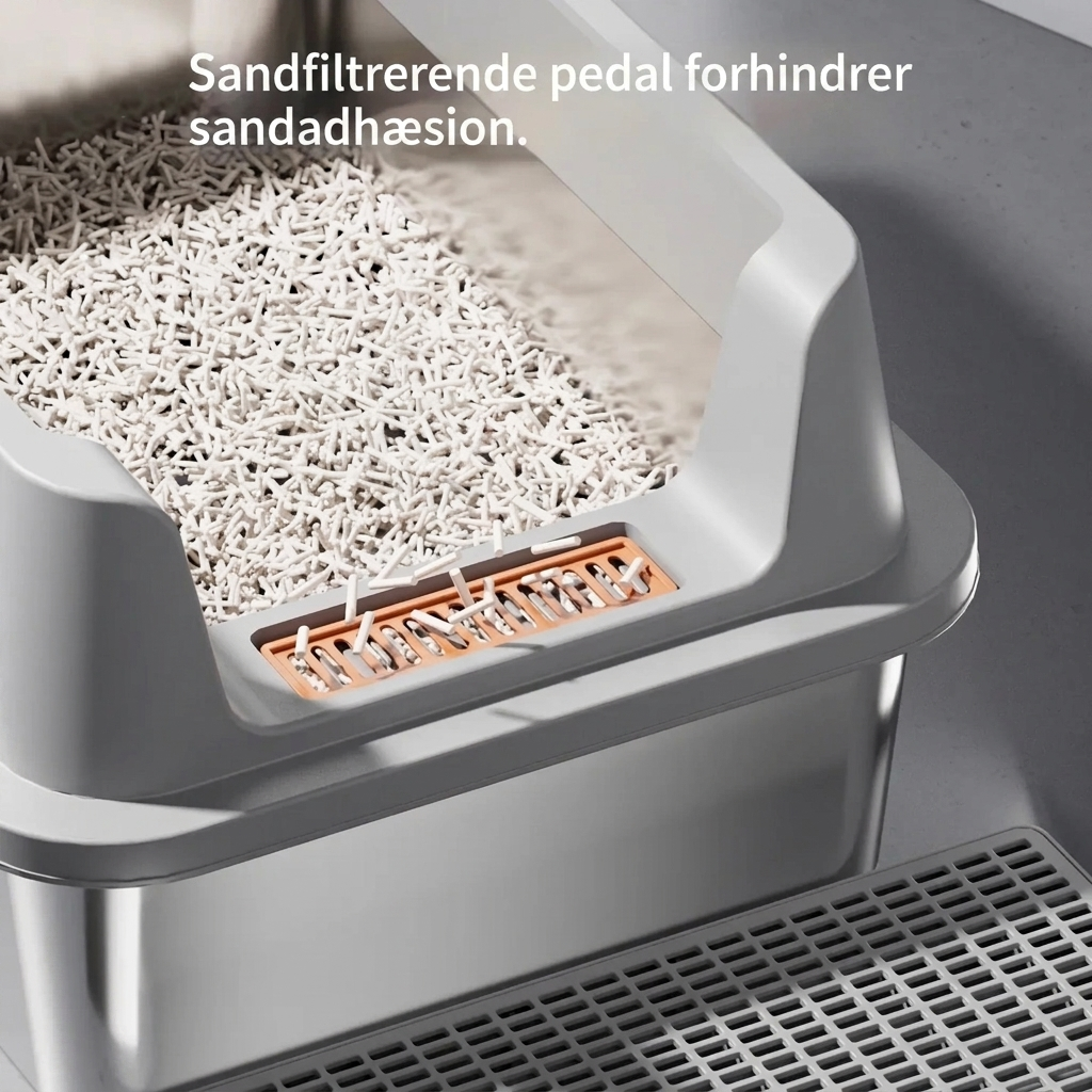 Nest Rustfrit Stål Kattebakke