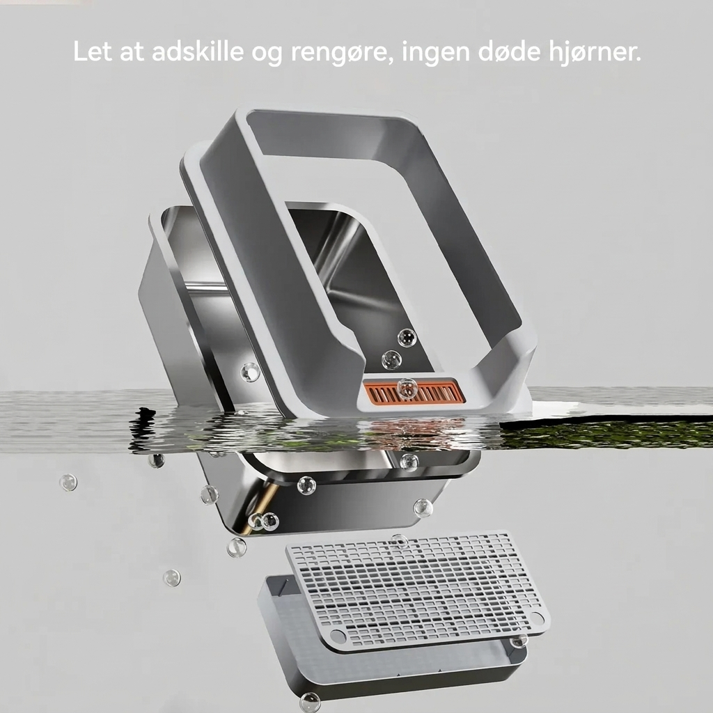 Nest Rustfrit Stål Kattebakke