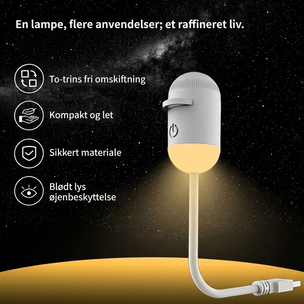 Natlampe til soveværelset – sengelampe
