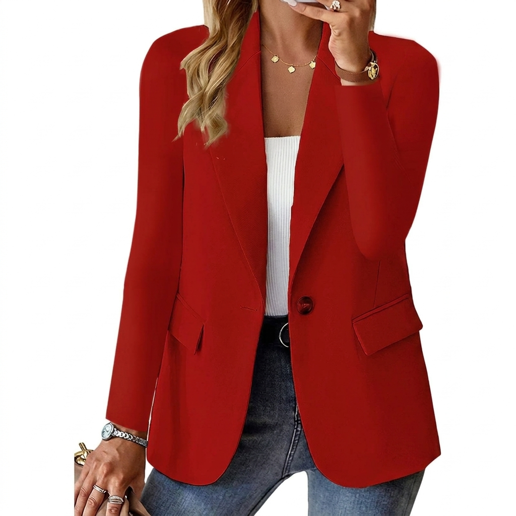 Kvinders Langærmet Blazer