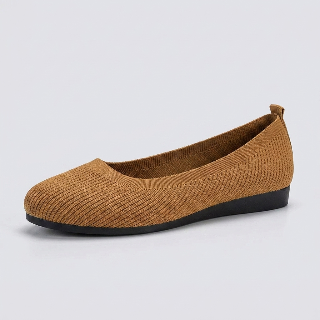 Flade Slip-on-Sko til Kvinder med Rund Snude
