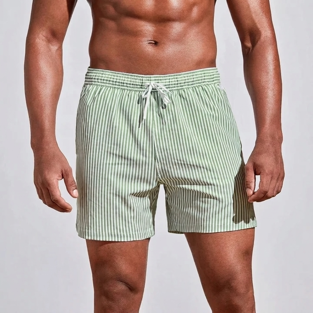 Strandshorts til mænd med 3D-print