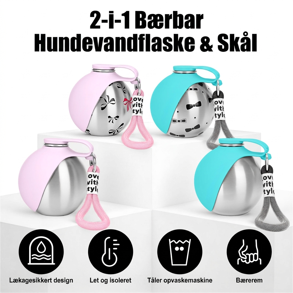 Bærbar Vandflaske til Hunde