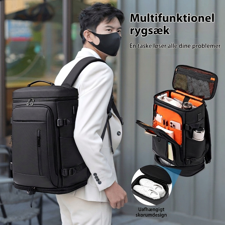 Multifunktionel Computertaske med stor Kapacitet