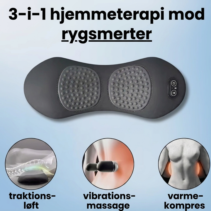 3-i-1 Airbag Dynamisk Trækkraft Lændestøttepude