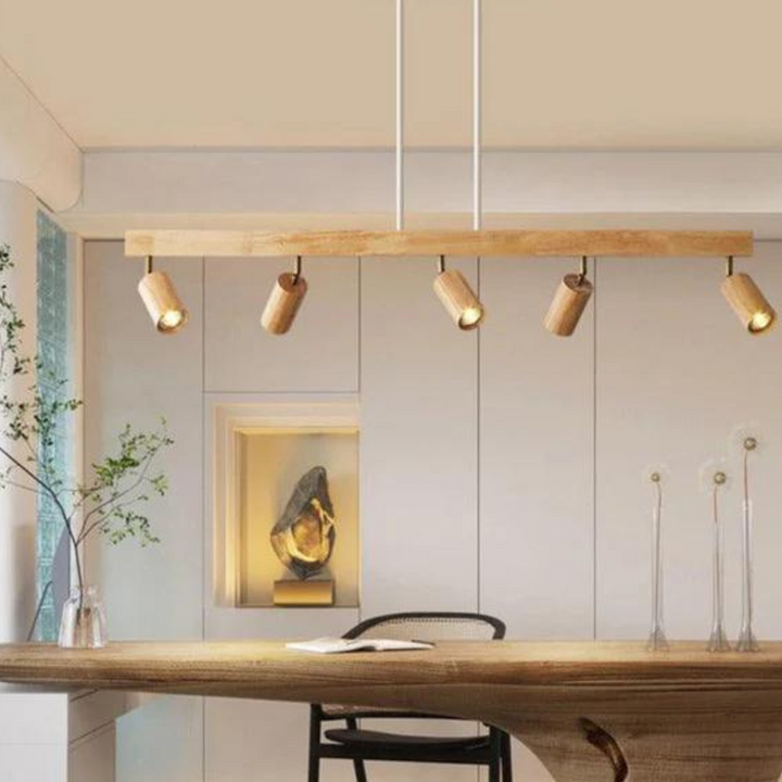 Justerbar loftsspot i træ – EcoLux
