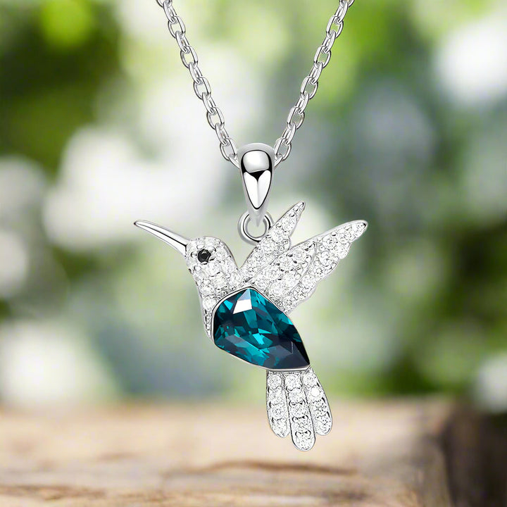 Hummingbird Sparkle Halskæde med Zirkonia