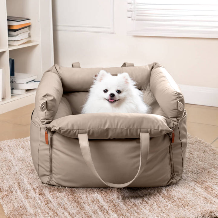 Komfortabel vinter-hundesele til bilen - PawLuxury