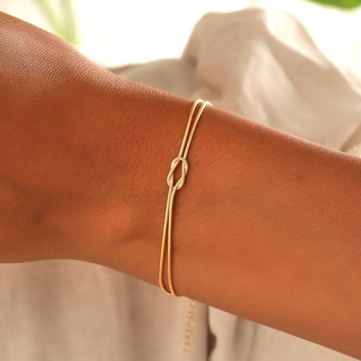 Elva – minimalistisk armbånd med knude