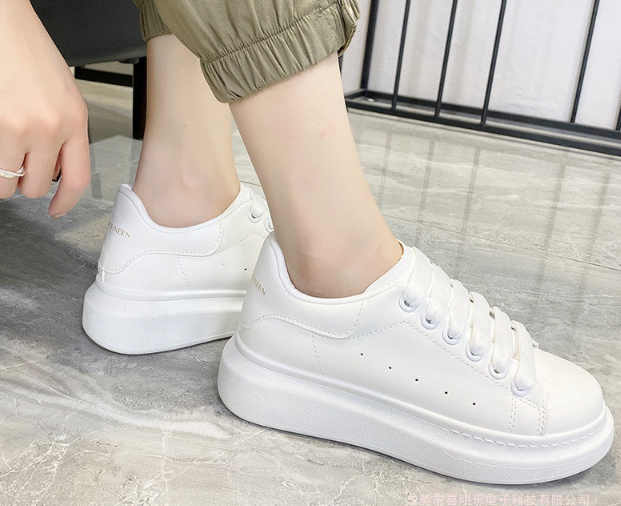 Hvide sneakers til mænd | Tyk og komfortabel sål | Tidløst design
