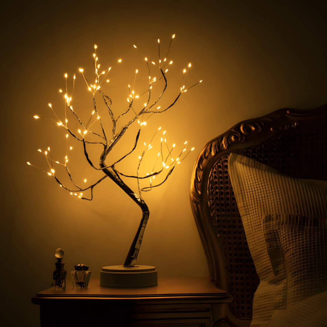 Afslappende tulipantræ-lampe
