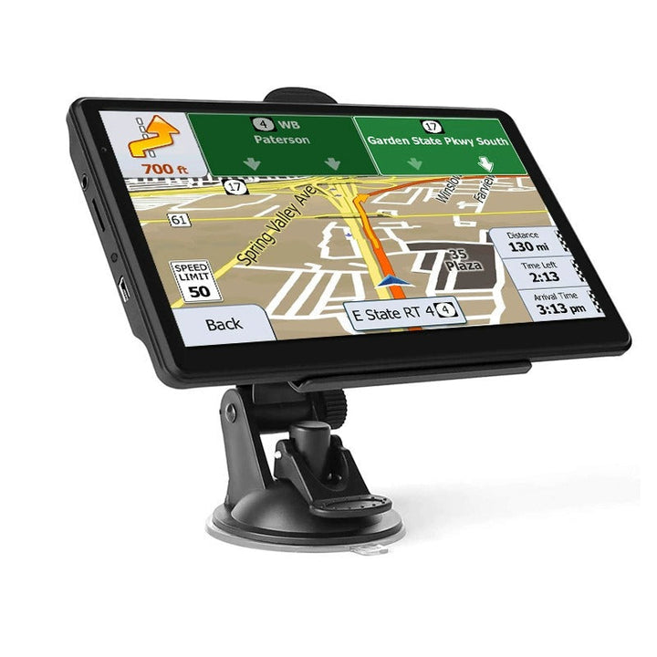 GPS-navigationssystem til bil og lastbil på 7" med trafik i realtid