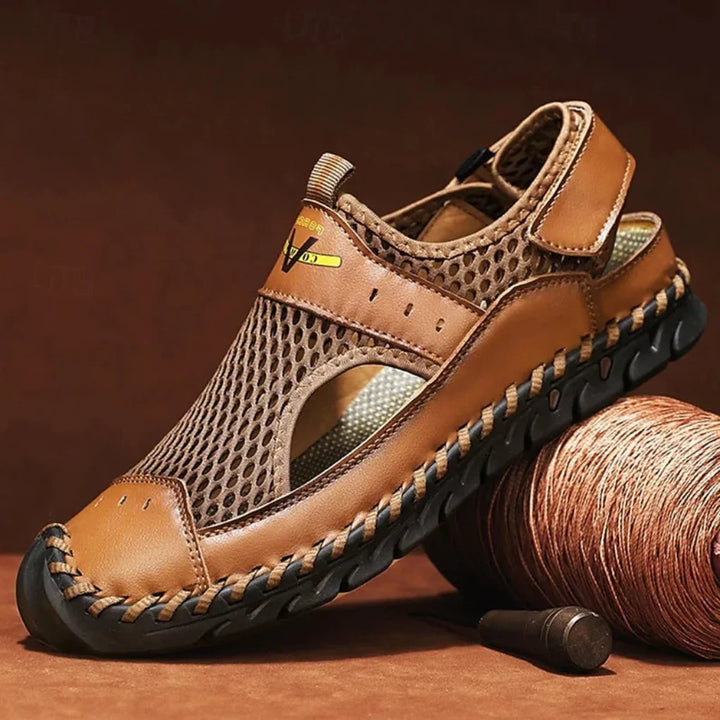 Ortopædiske herresandaler med mesh