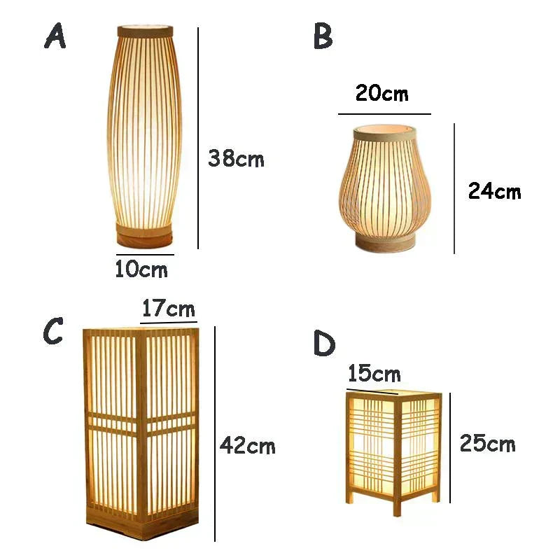 Bordlampe i japansk stil – KiraLamp