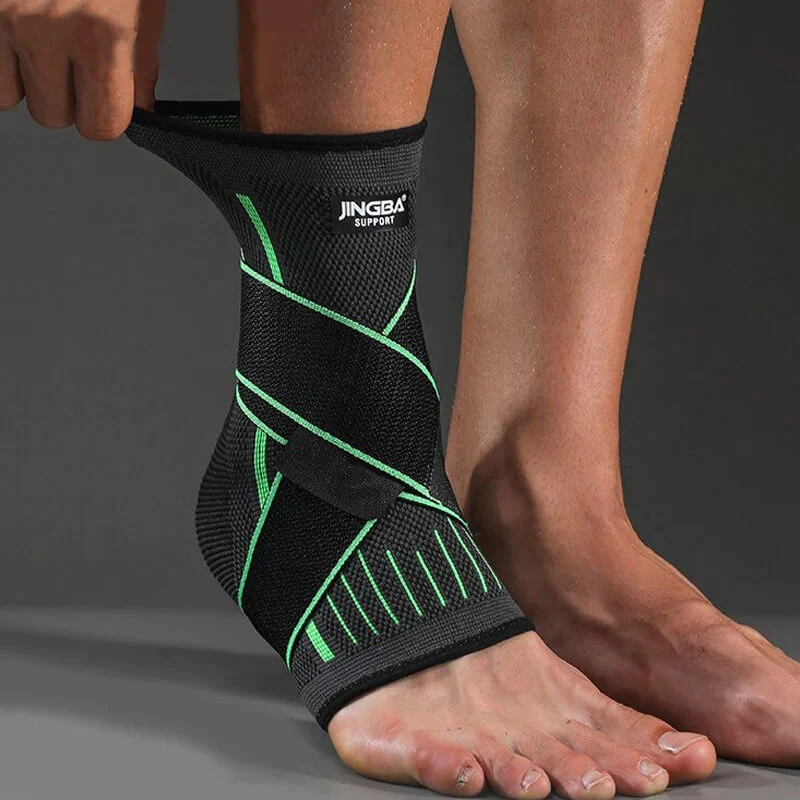 Støttende kompressionsanklebandage - FlexiFit