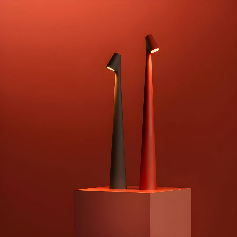 Trådløs LED-bordlampe | Lampe til stue og skrivebord | Moderne batteridrevet bordlampe | VivaLume